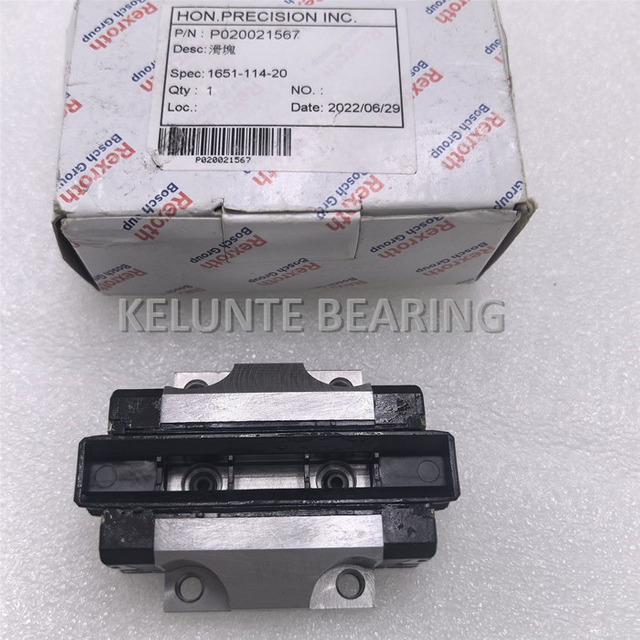 Bosch Rexroth R165111420 Linear Guide Block Bearing 