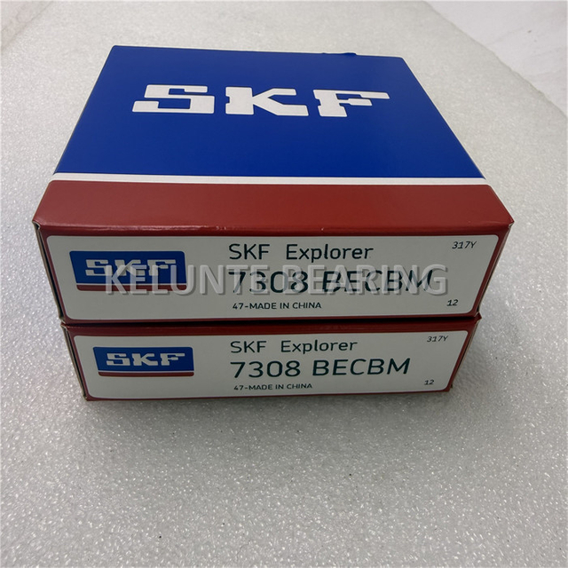 SKF 7308BECBM angular contact ball bearing 40x90x23mm