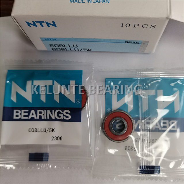 NTN 608LLU Deep Groove Ball Bearing 8x22x7mm