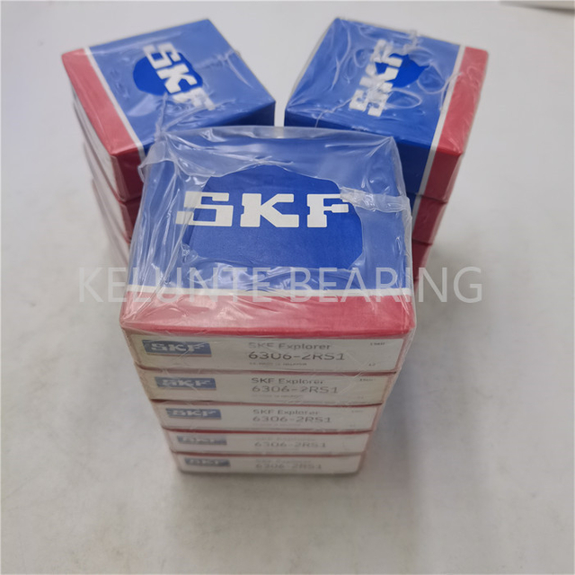 SKF Ball Bearings 6306-2RS1 Rubber Sealed 30x72x19mm
