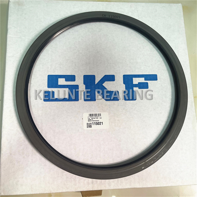 Original SKF 115021 radial shaft oil seal with double metal case