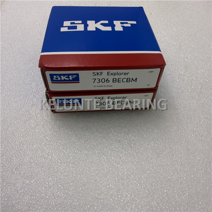 SKF 7306BECBM angular contact ball bearing 30x72x19mm