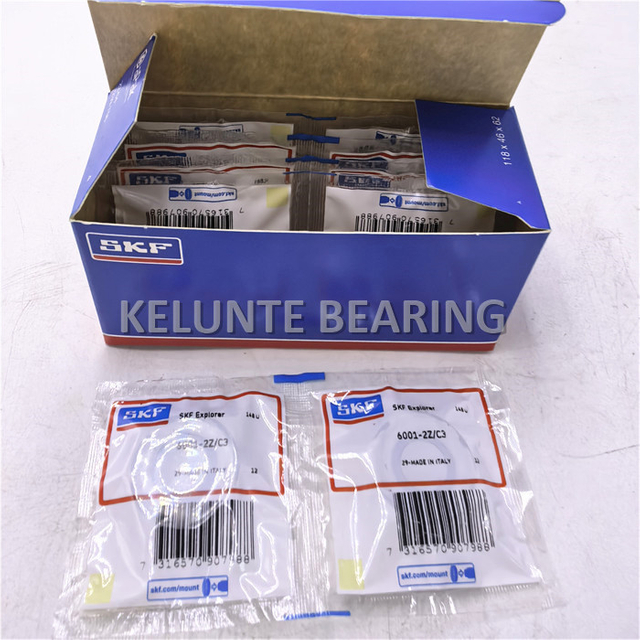 Genuine SKF 6001-2Z/C3 deep groove ball bearing 