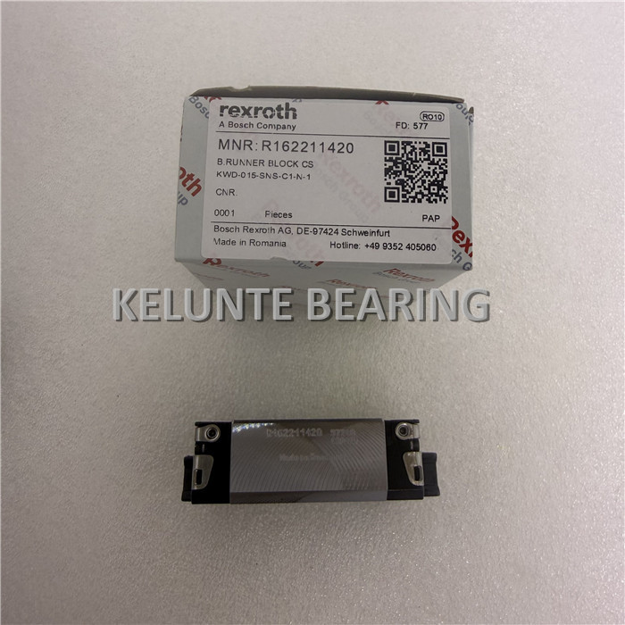 Bosch Rexroth R162211420 Linear Guide Block Bearing 